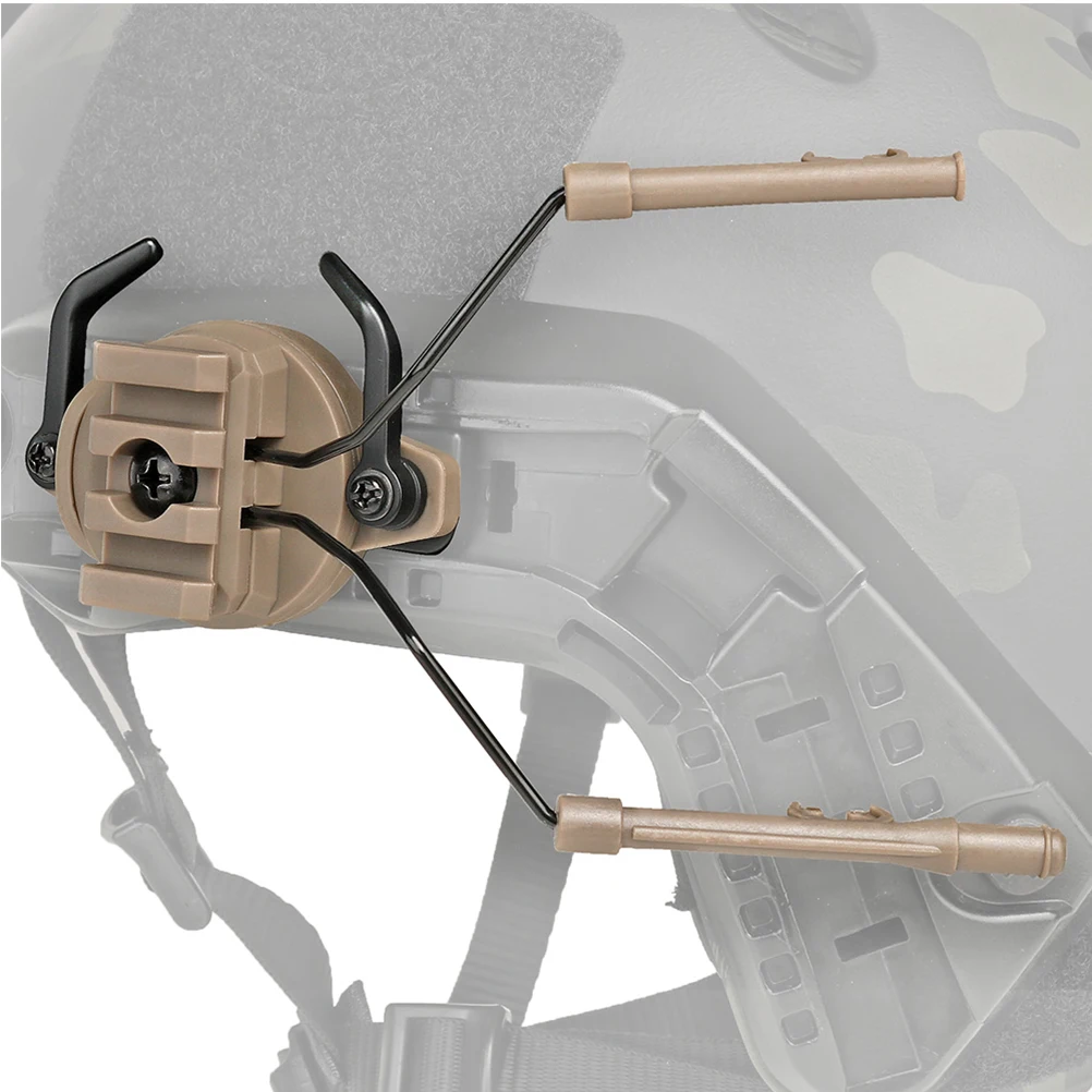 

Rail Adapter Headset Holder Rotary for 19-21mm Guide Rail Outdoor Parts Mud Color Outdoor Parts
