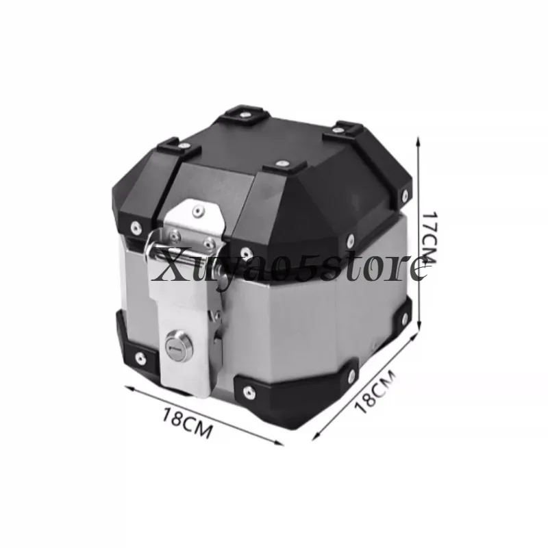 Motorcycle 10L aluminum alloy trunk Suitable for vespa300 cubs, No. 9 electric motorcycle E series calf NXT polar core trunk