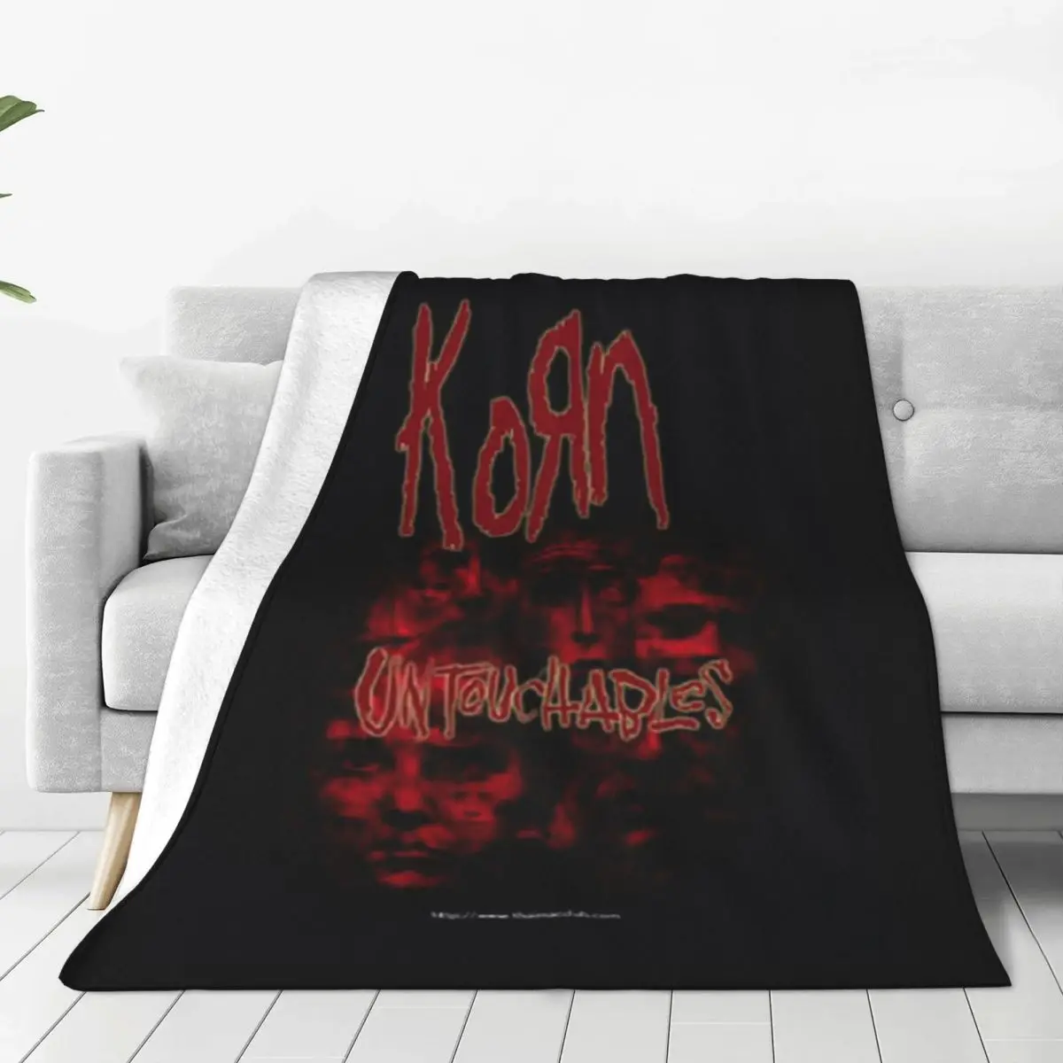 

Одеяло Korn Rock Music, мягкое теплое фланелевое одеяло, плюшевое одеяло для кровати, гостиной, пикника, путешествия, домашний диван