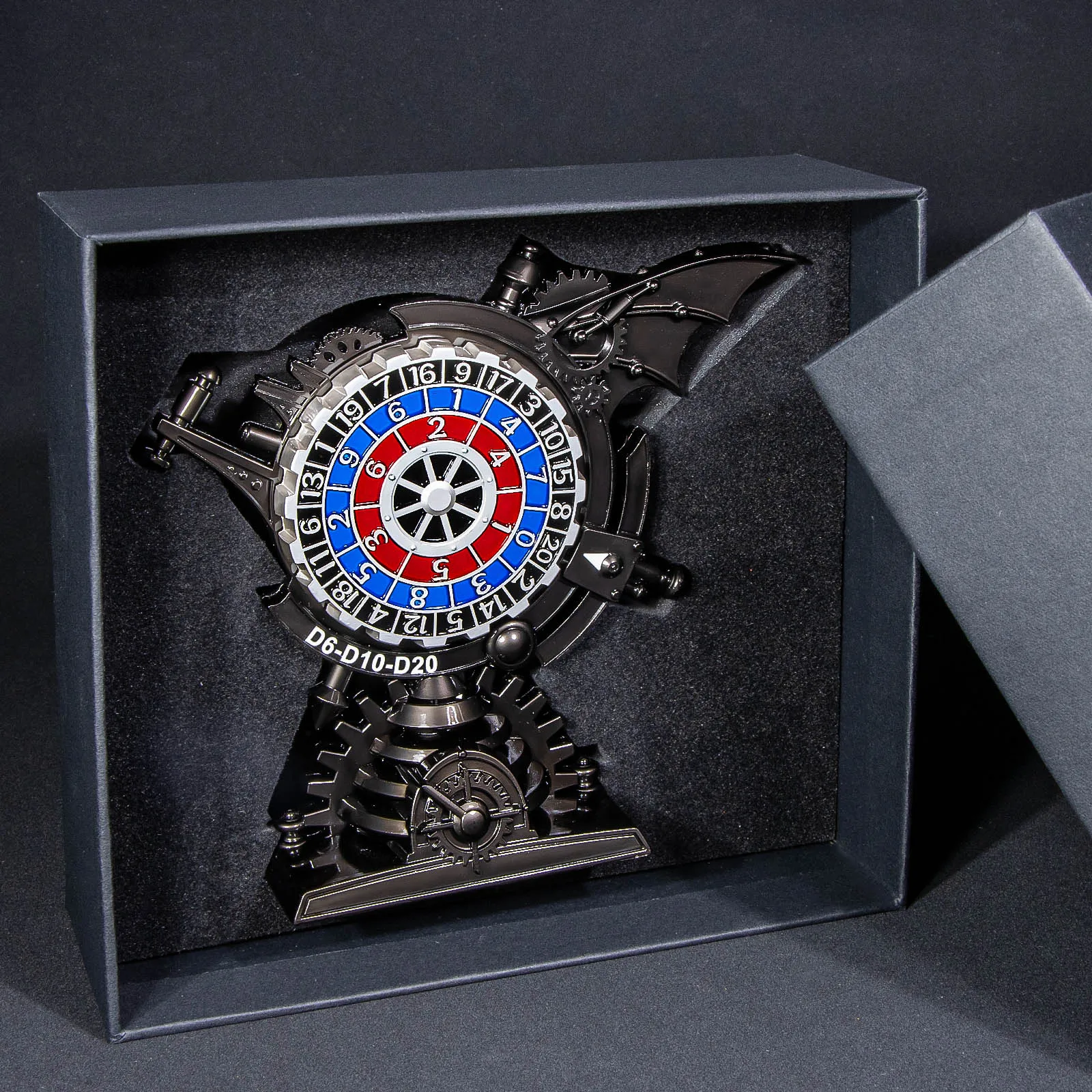 

DND Steampunk Observatory Dice With Gift Box 7-in-1 Metal Dice For Dungeons and Dragons Gifts Metal D&D Dice Set