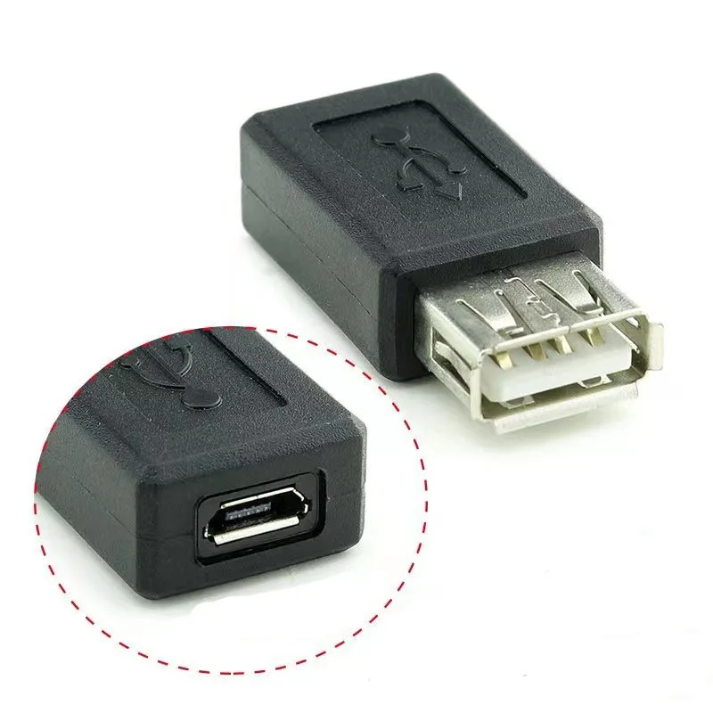 Connettori USB 2.0 maschio/femmina Convertitore Mirco femmina 5p USB a Mirco Plug Adattatore di estensione per PC e cavo Testa di conversione D2