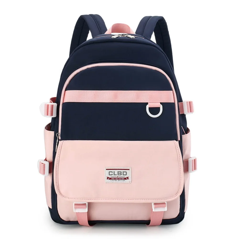 New High Capacity Backpack Nylon Multi-Pocket School Bags College Mochilas Book Bag Female