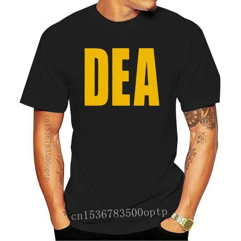 

Dea Agent T Shirt Graphic Tee Funny Shirt S-3Xl Black Ew Men 2021 Summer Fashion O Neck Hip Hop Short Sleeve Printed T Shirt