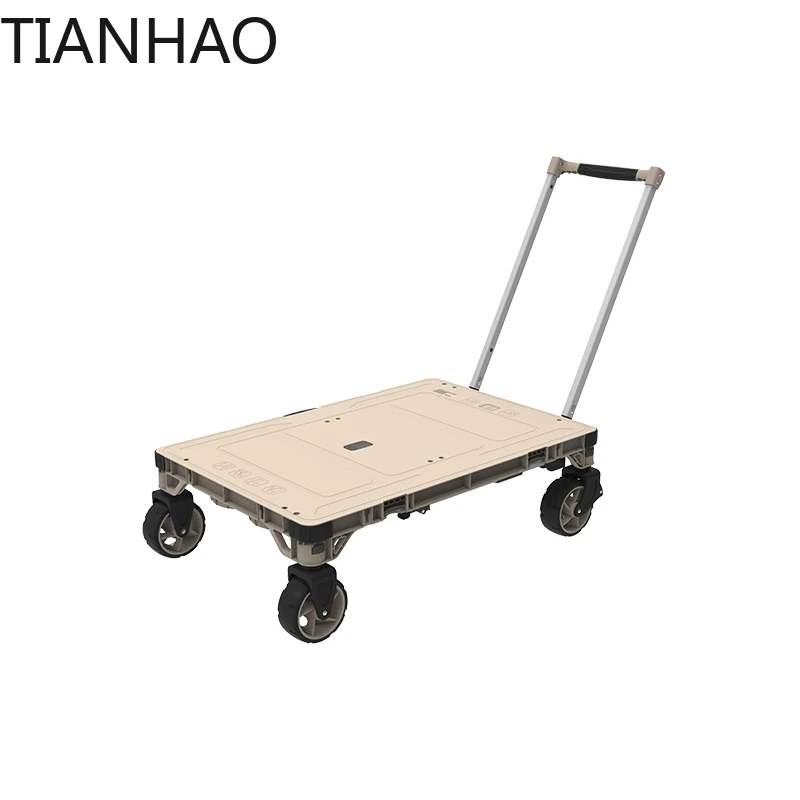 3-in-1 Multifunctional Camping Cart - Foldable Outdoor Push Cart for Camping Portable Hand Truck