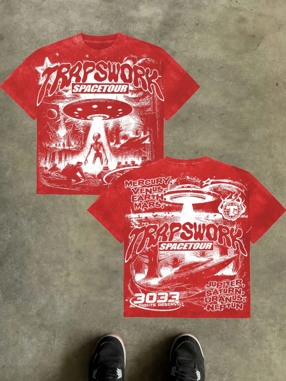 Y2k Herren-T-Shirt für alle Jahreszeiten, Rundhalsausschnitt, kurzärmelig, lässig, bedruckt, Weltraumreise, Paar, reine Baumwolle, Ganzjahres-T-Shirt für Herren