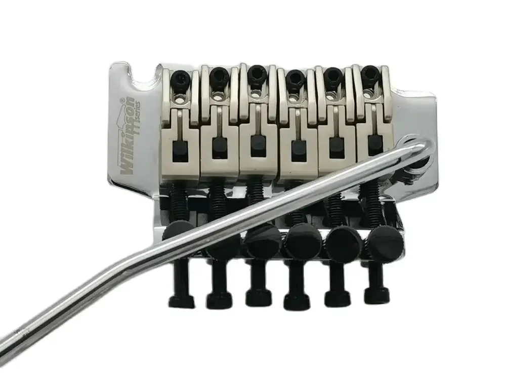 Wilkinson 6-String Electric Guitar Double Locking Tremolo System Bridge Chrome Silver WODL1