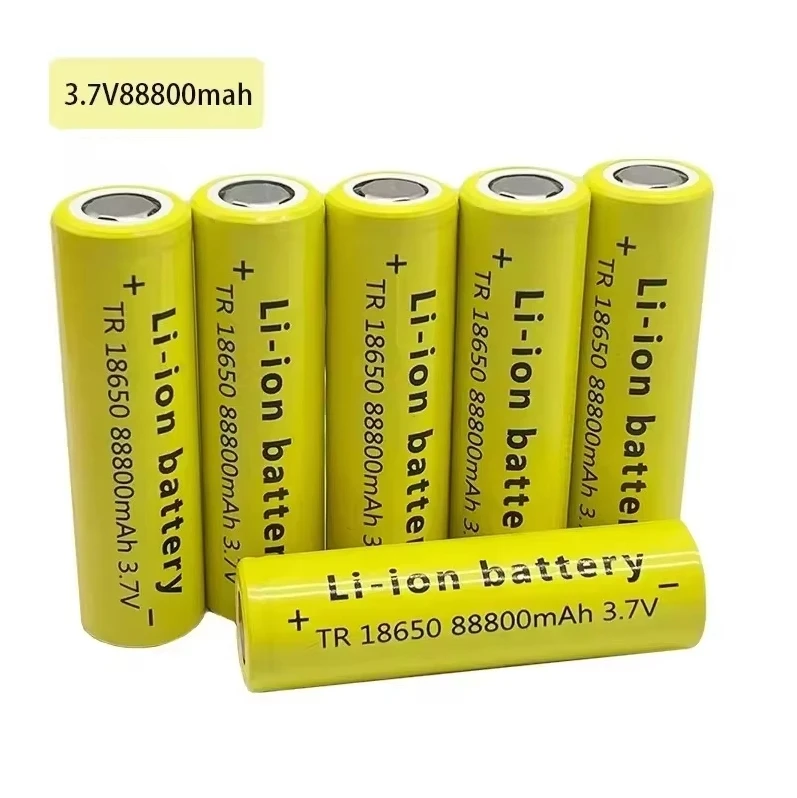 Free Shipping of Original 18650 Batteries 88800mah 3.7 V 18650 Flashlight Batteries Lithium Rechargeable Battery Toy Screwdriver