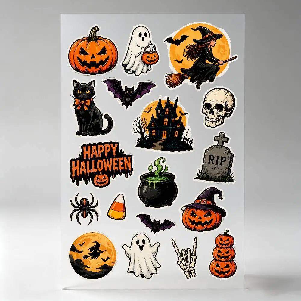 Halloween Stickers Auto Body Bumper Windows Motorcycle Laptop Walls Vinyl Decal Car Tuning Accessories