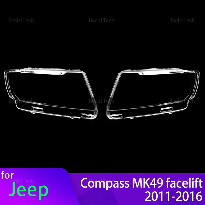 

Headlight Lampshade Transparent Lens Headlamp Housing Cover Lens Protection for Jeep Compass MK49 Facelift 2011 2012 2013 2014