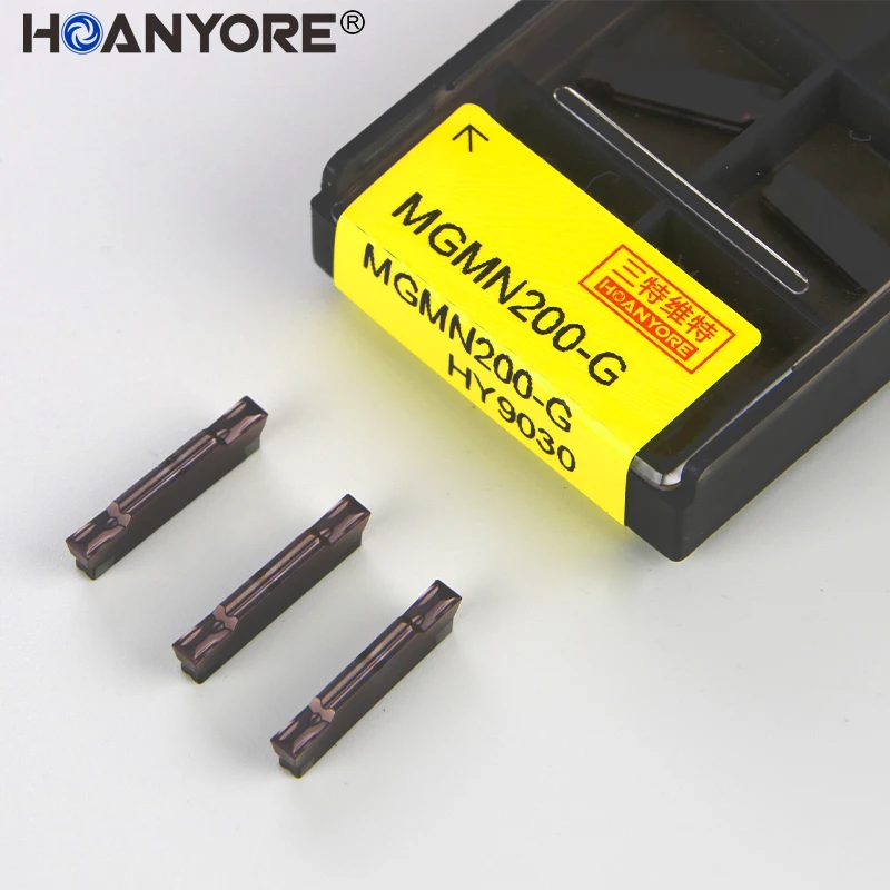 MGMN150 MGMN200 MGMN250 G  HY9030 HY9018 Turning Tool Grooving Inserts Blade Lathe Carbide Cutting Tool CNC inserts HOANYORE