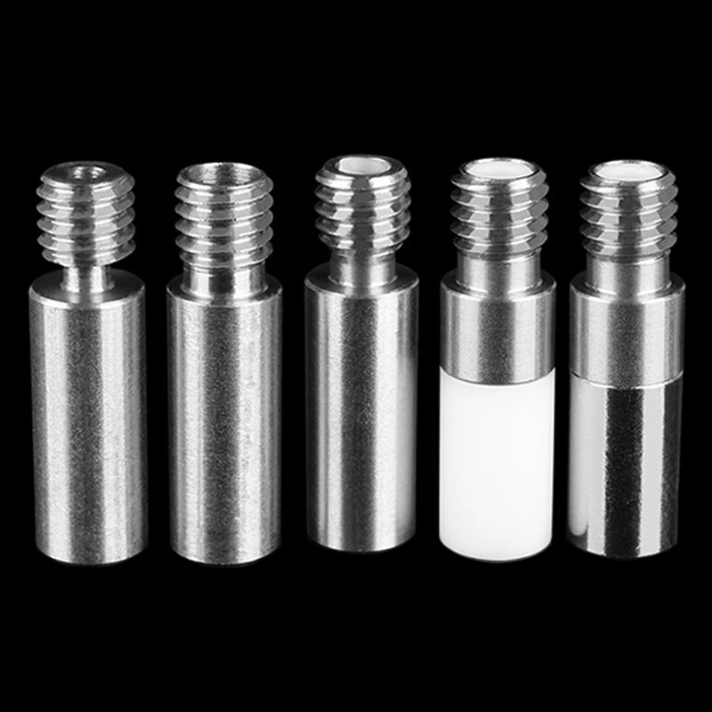 

Аксессуары для 3D-принтеров, металлический прямой сквозной TF, титановый сплав, красная медь, горло из нержавеющей стали