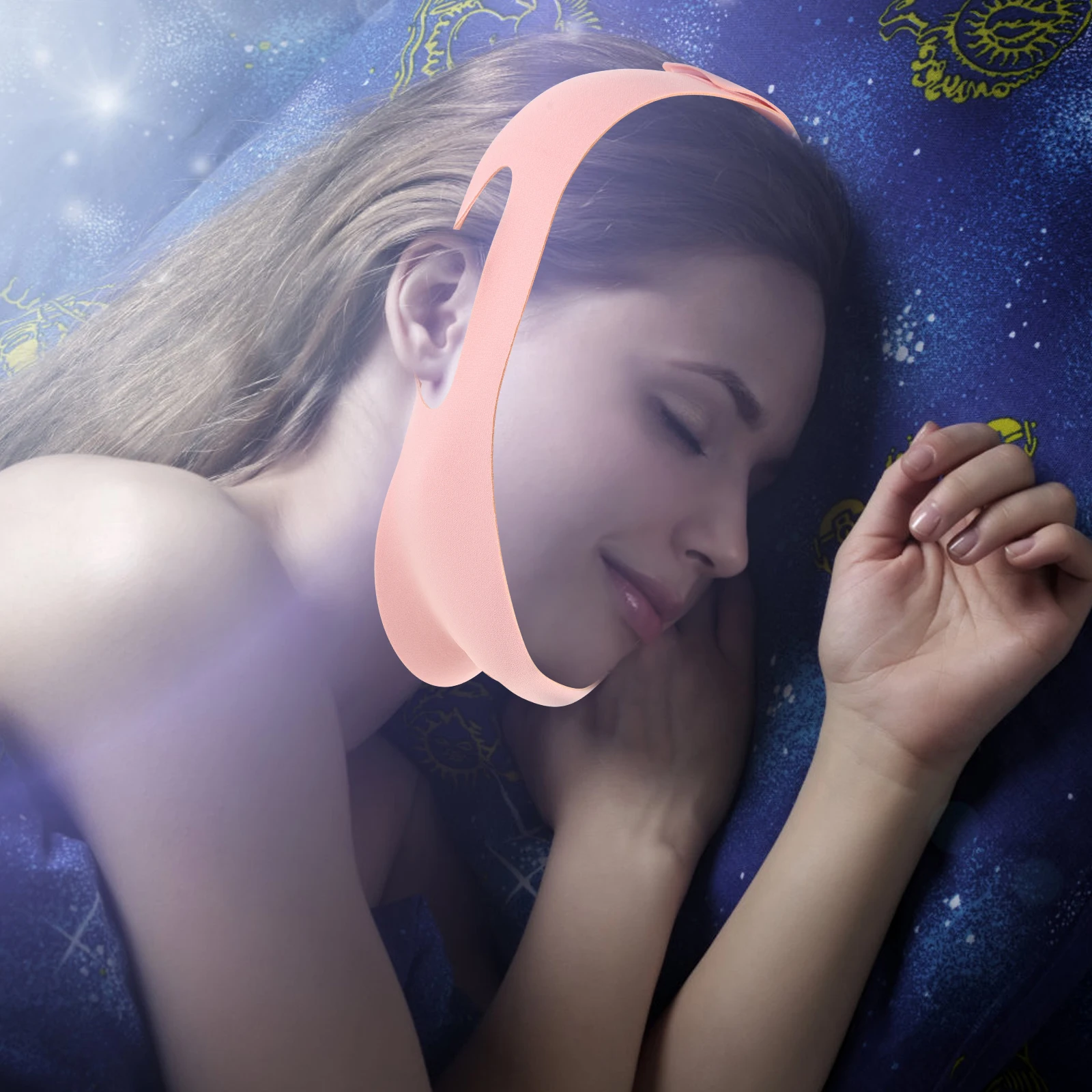 

2Pcs Anti Snore Chin Strap Adjustable Breathable Snoring Prevention Strap Comfortable Sleep Aid Durable Material Snoring