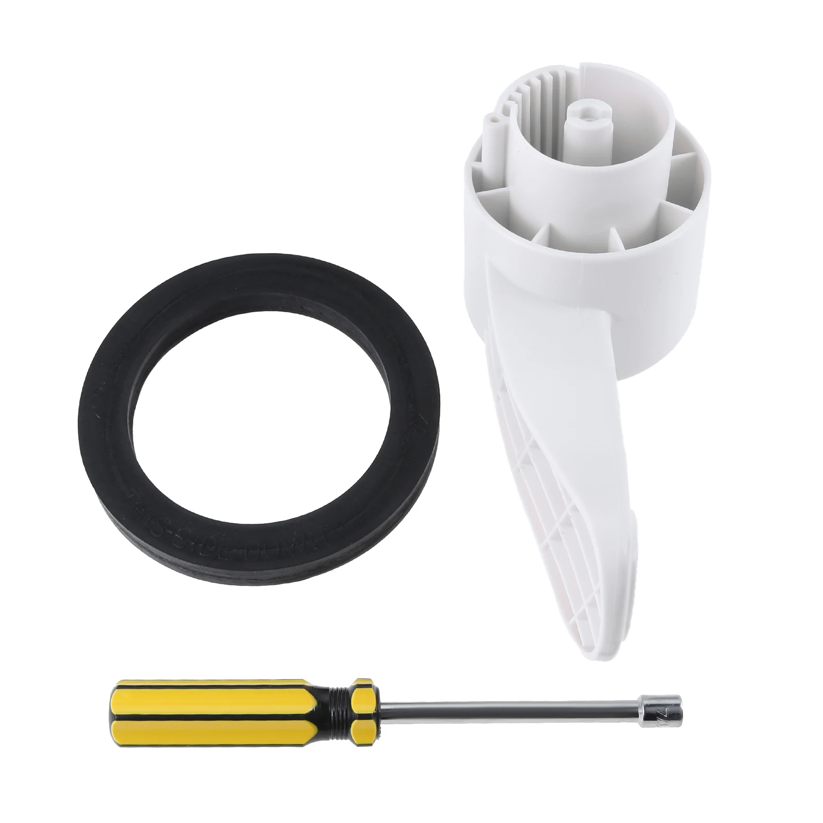 

1kit RV Toilet Flush Foot Pedal fit for Dometic 300 310 320 321 Series Camper Toilet with Flange Seal Gasket Install Tools Set