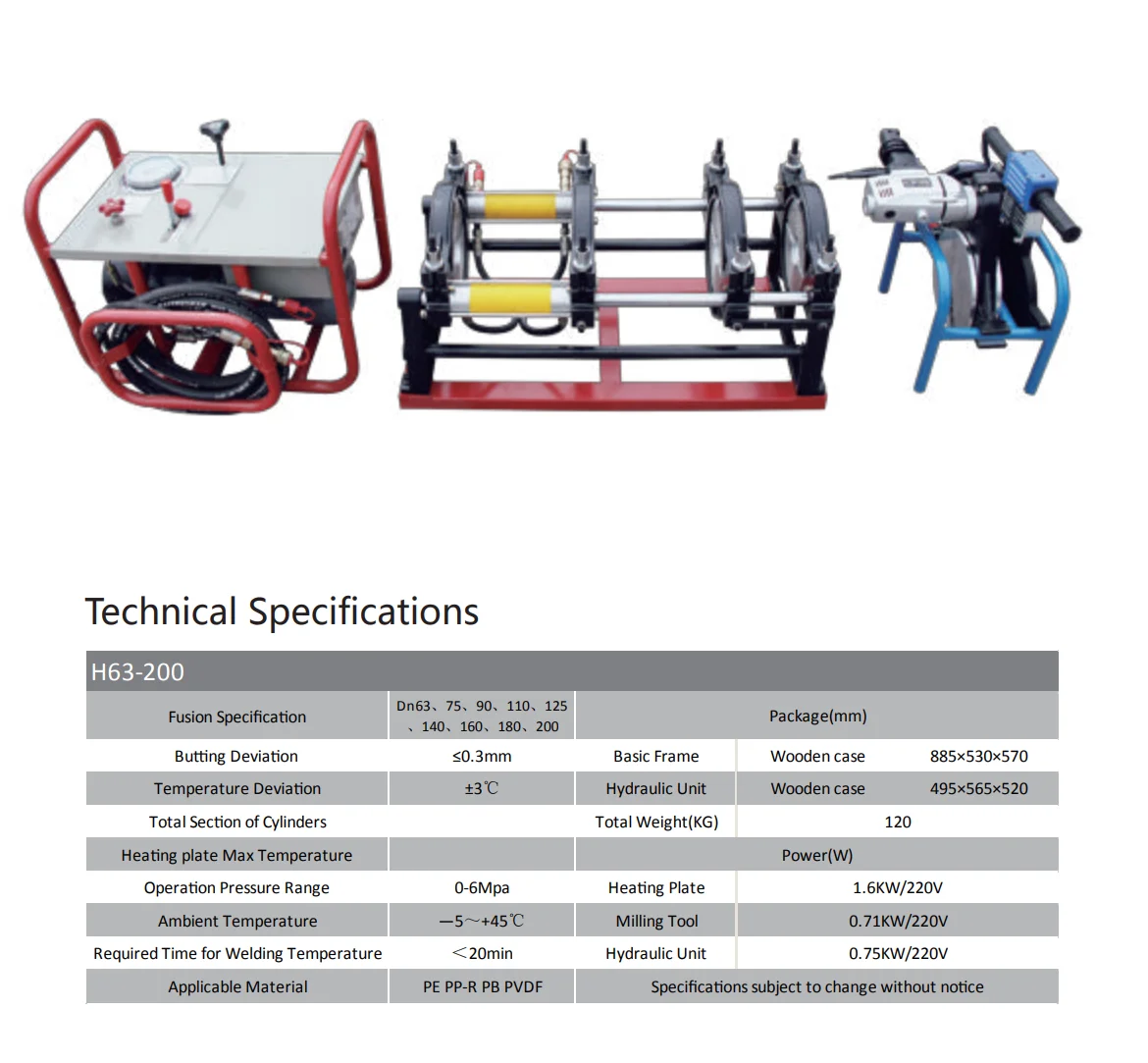 HotHigh Quality 63-800MM Automatic Hydraulic HDPE & Plastic Pipe Welding Machine Butt Fusion  FCAW Welders
