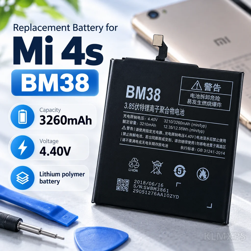 BM38 Lithium-Ion Polymer Replacement Battery For Xiaomi Mi Mix 4S Mobile Phone Repair Battery Compatible Replacement Cell Part