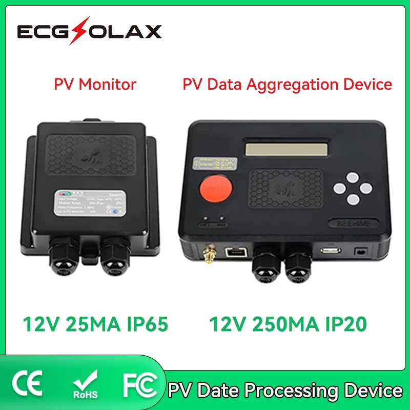 Data Processing Device Swarm e pv Monitor para Solar Optimizer Colmeia Pode Desligamento Local ou Remoto pv Data Distribution Device