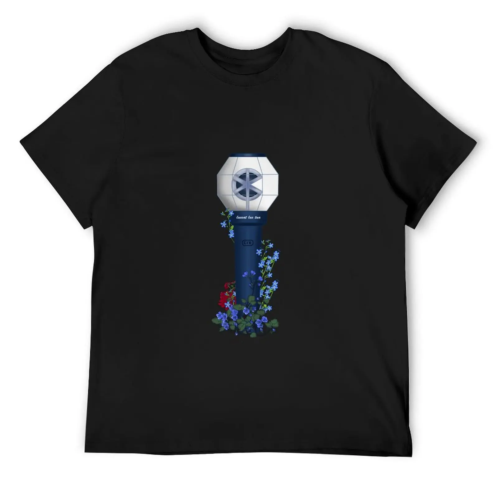 

CIX Floral Lightstick kpop T-Shirt anime clothes Aesthetic clothing new gifts and t-shirts graphics plain t shirts men