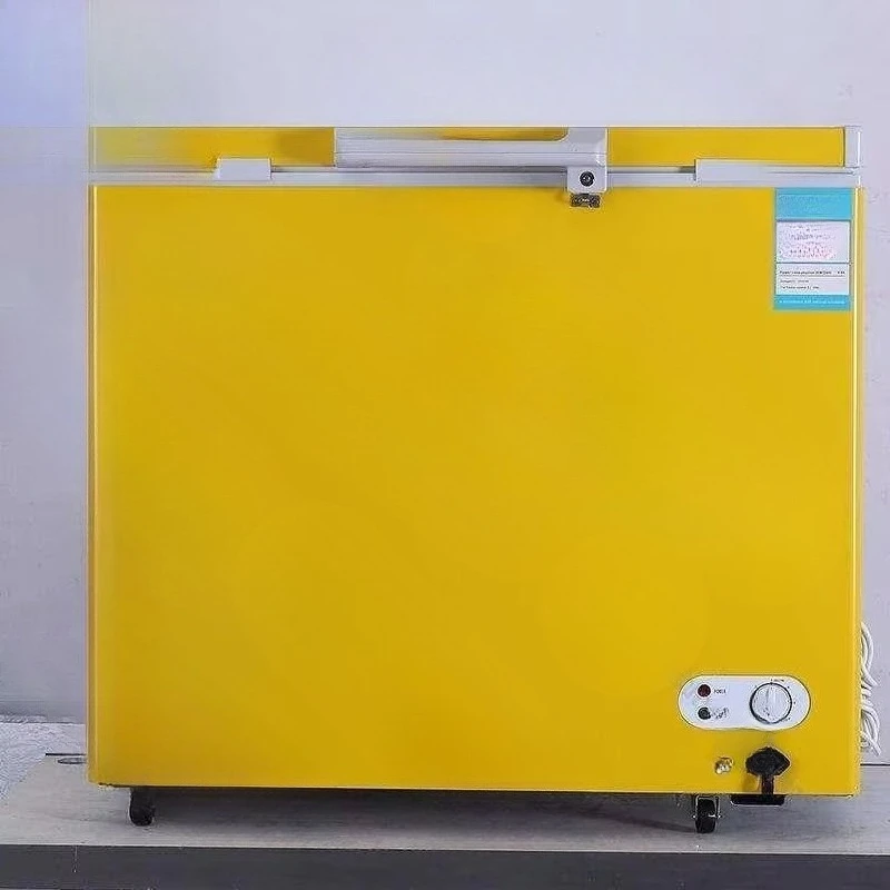 208L DC Solar Chest Freezer (12V/24V) Top-Open Single-Door Refrigerator 1 Year Warranty for Home Commercial Use Featuring PLC - view 4