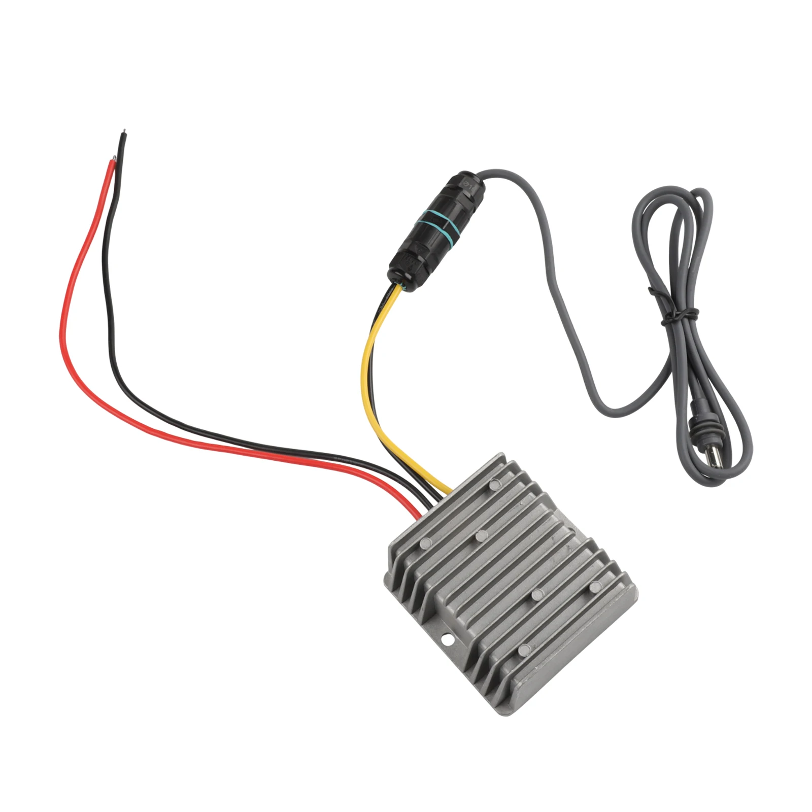 12V To 57V Power Adapter for Outdoor Connectivity 74*74*32mm Power Converter Quick-Install Design Waterproof Connectors