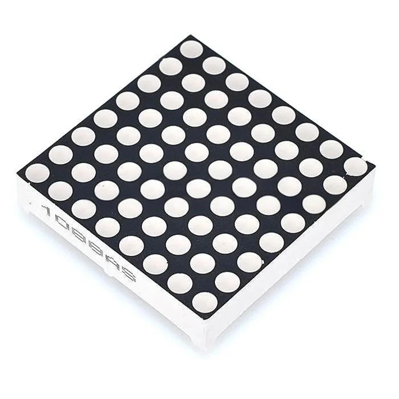 5PCS 3.75MM 8*8 LED Red High-Brightness Dot Matrix Module 1588AS Common Cathode 1588BS Common Anode Square Shape 38X38mm