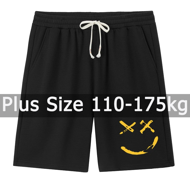 

Мужские шорты Брюки размера плюс 110-175 кг 5XL 6XL 7XL Летние свободные спортивные штаны большого размера с эластичной резинкой на талии Брюки большого размера Мужская одежда