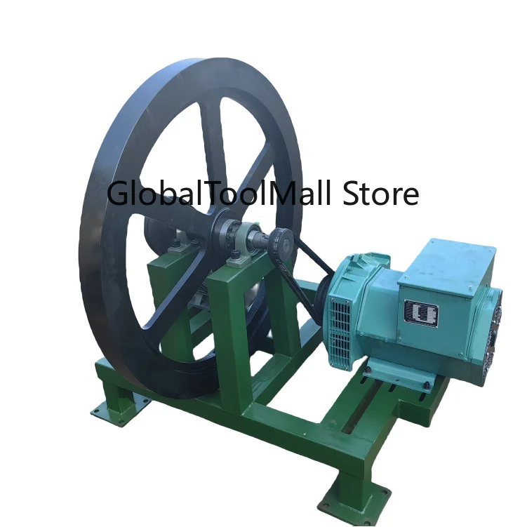 Free Energy QPHOND PMG Flywheel Generator Machine Frame Pulley Wheel 100kg Flywheel 2KW-1000KW Permanent Magnet Single/3 Phase