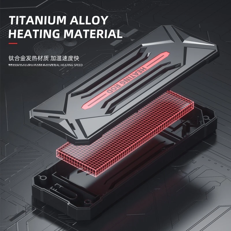 Fish tank digital display external control heating rod, automatic constant temperature, real-time power display automatic