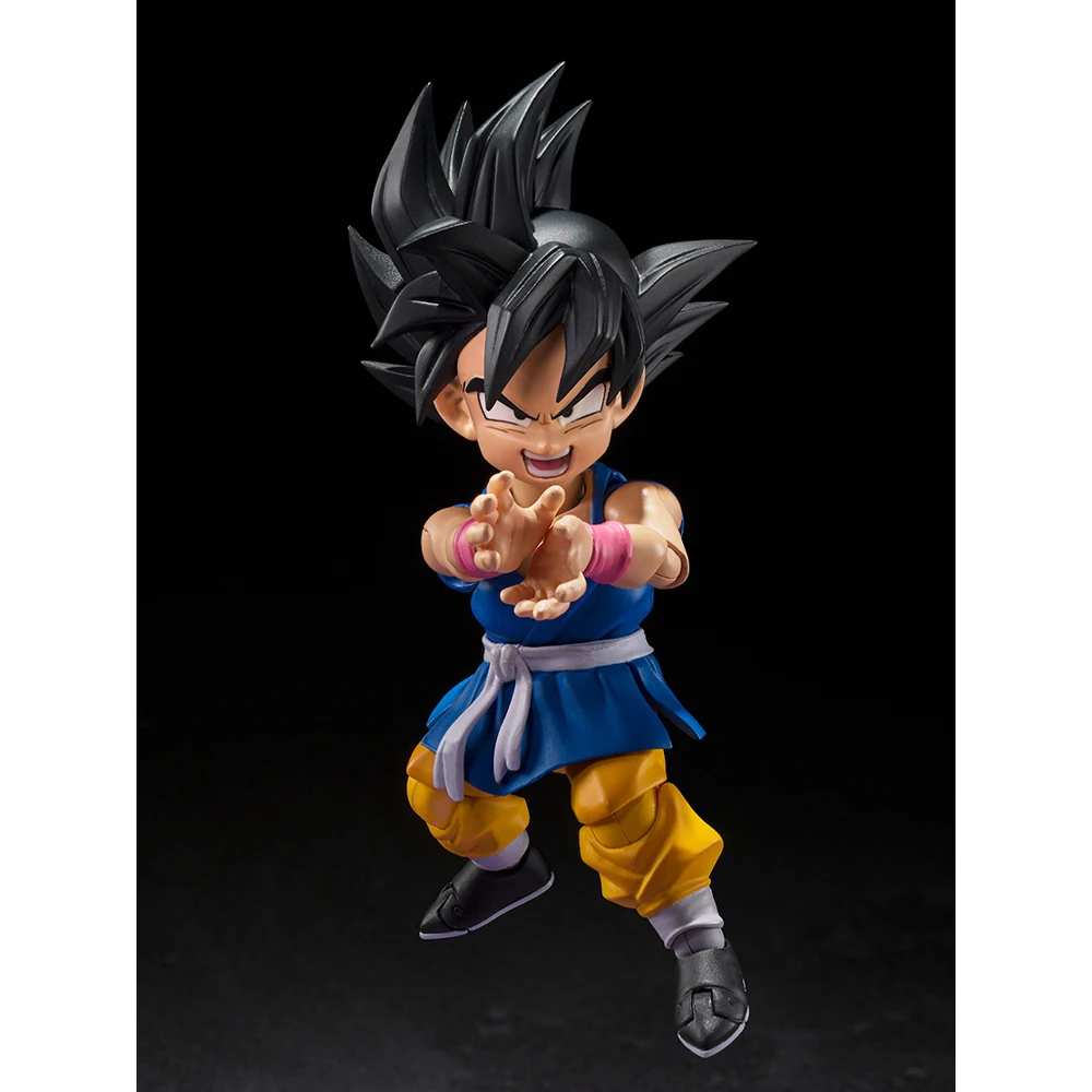 Original BANDAI SHFiguarts Anime Dragon Ball GT Juvenile Son Goku Action Figure Genuine Model Boxed Toy