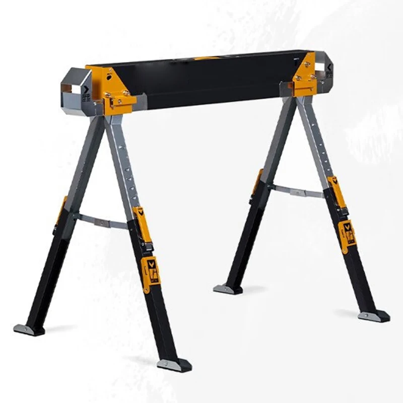 Soporte de construcción plegable portátil para el hogar, soporte de carga para sitio de construcción, sierra para carpintero de caballos, soporte para madera