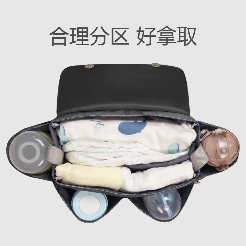New Stroller Organizer Bags Mommy Large Capacity Travel Hanging Bag Bottle Holder Pram Diaper Bags Baby Stroller Accessories