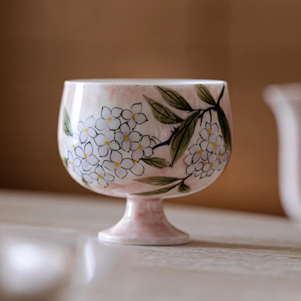 

Ceramic Antique Tea Cup Retro Hand-made Tea Cup Present For Tea Lovers