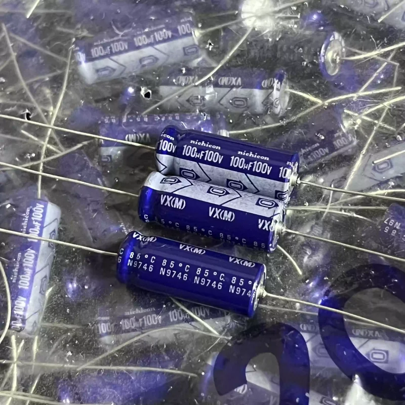 

10 шт. новый электролитический конденсатор Nichicon VX (серия M 100 мкФ 100 В Hi-Fi аудио)