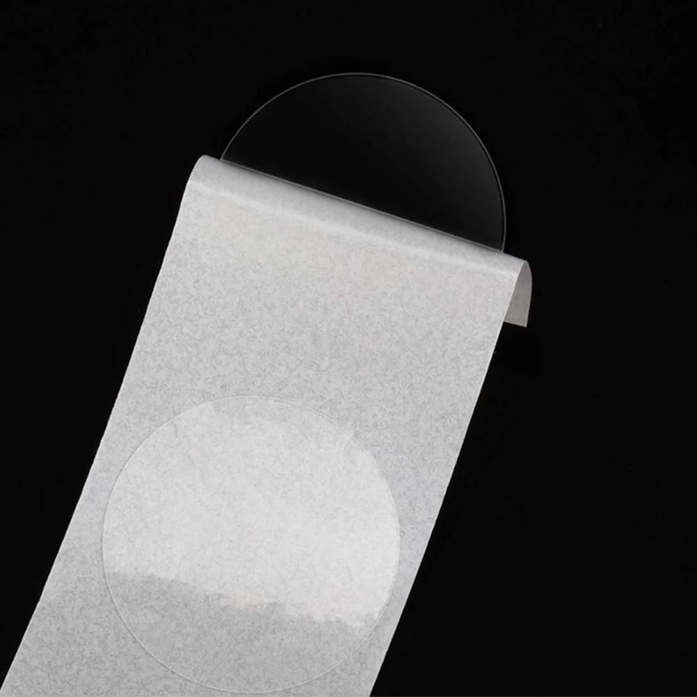 Round Transparent Sticker Clear Retail Package Seals Envelope Sealer Labels For Envelopes Tab Mail Adhesive Dot Stickers