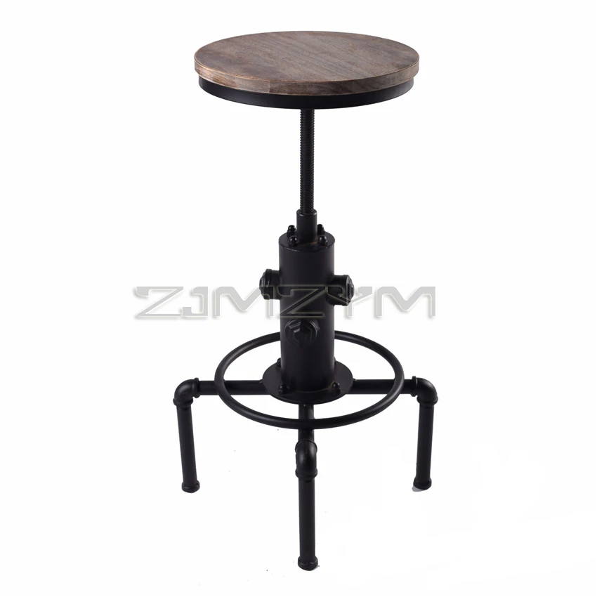 Estilo loft americano cadeira de mesa de canto lazer cadeira de mesa de estilo industrial criativo fogo hidrante cadeira redonda