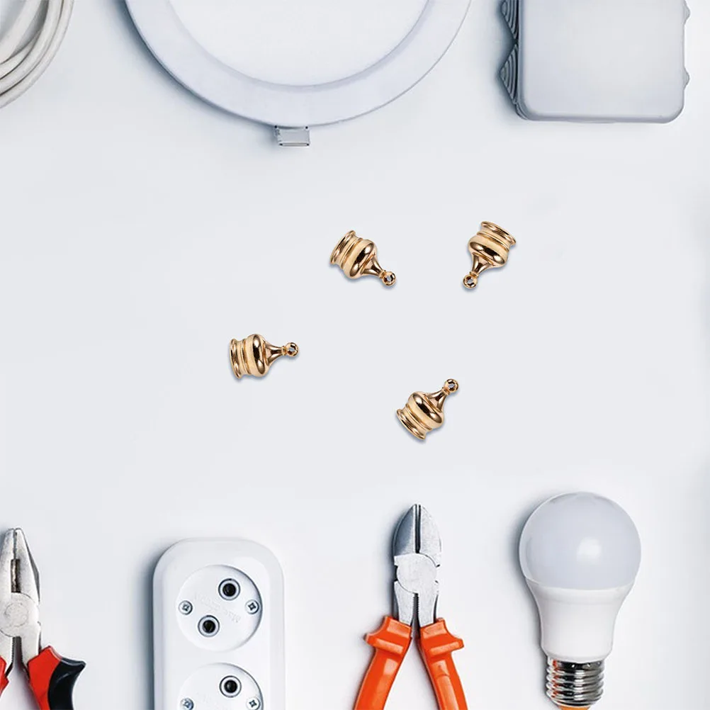 

12Pcs M10x1 Thread Decorative Nut Crown Cap Knob for Lamp Shades Ceiling Chandelier Floor Table Lighting Accessories