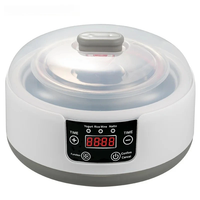 صانع الزبادي الكهربائي الصغير التلقائي صانع النبيذ الأرز DIY الزبادي المنزلية