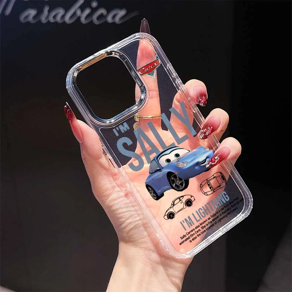 Saetta McQueen 95 Auto Trasparente Cassa Del Telefono Per Redmi 15 14C 13 Nota 14 13 12S 12 11S 11T 10 Pro Max Plus Copertura Fonda Morbida