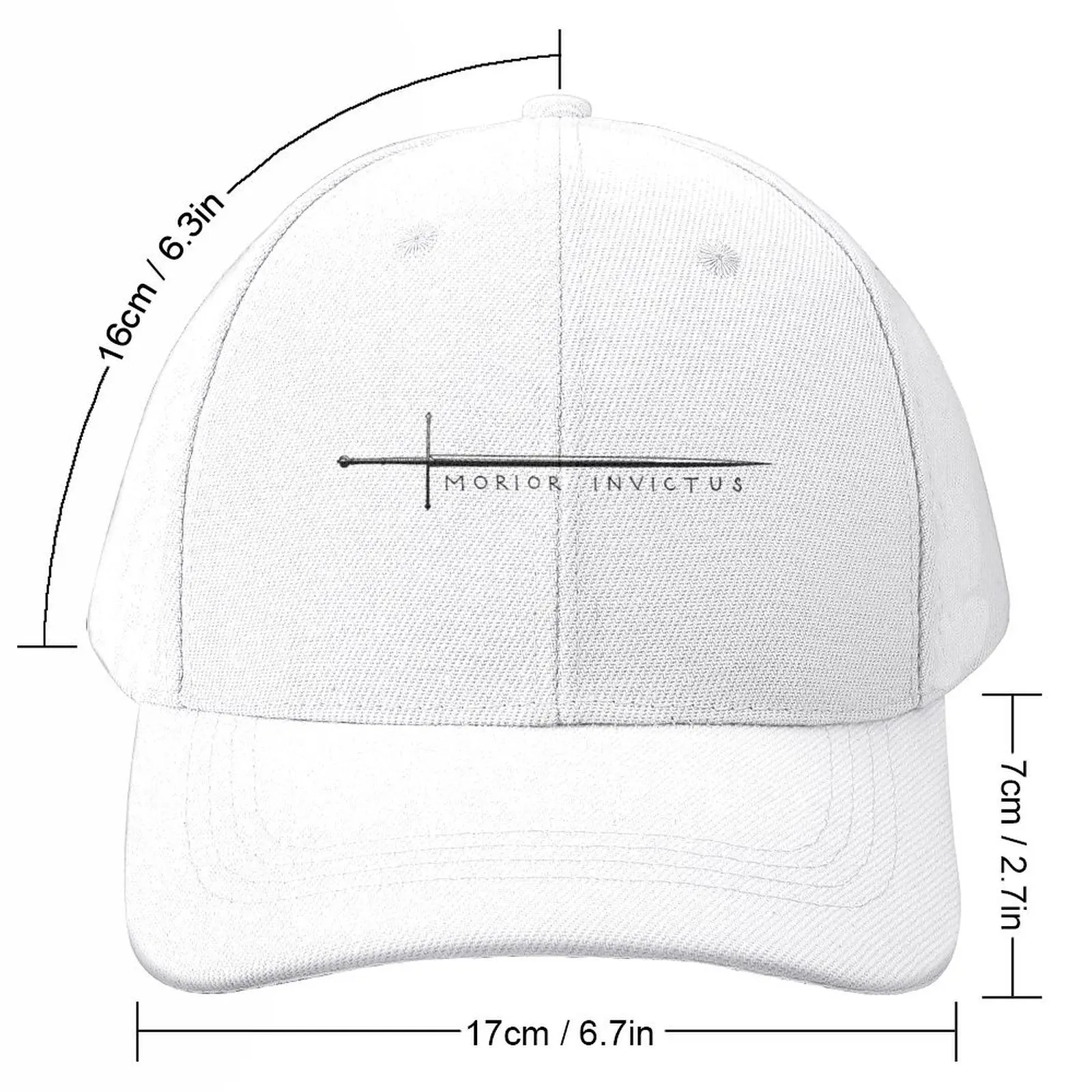 morior invictus Baseball Cap Hat Baseball Cap Hat Man Luxury For Men Women's