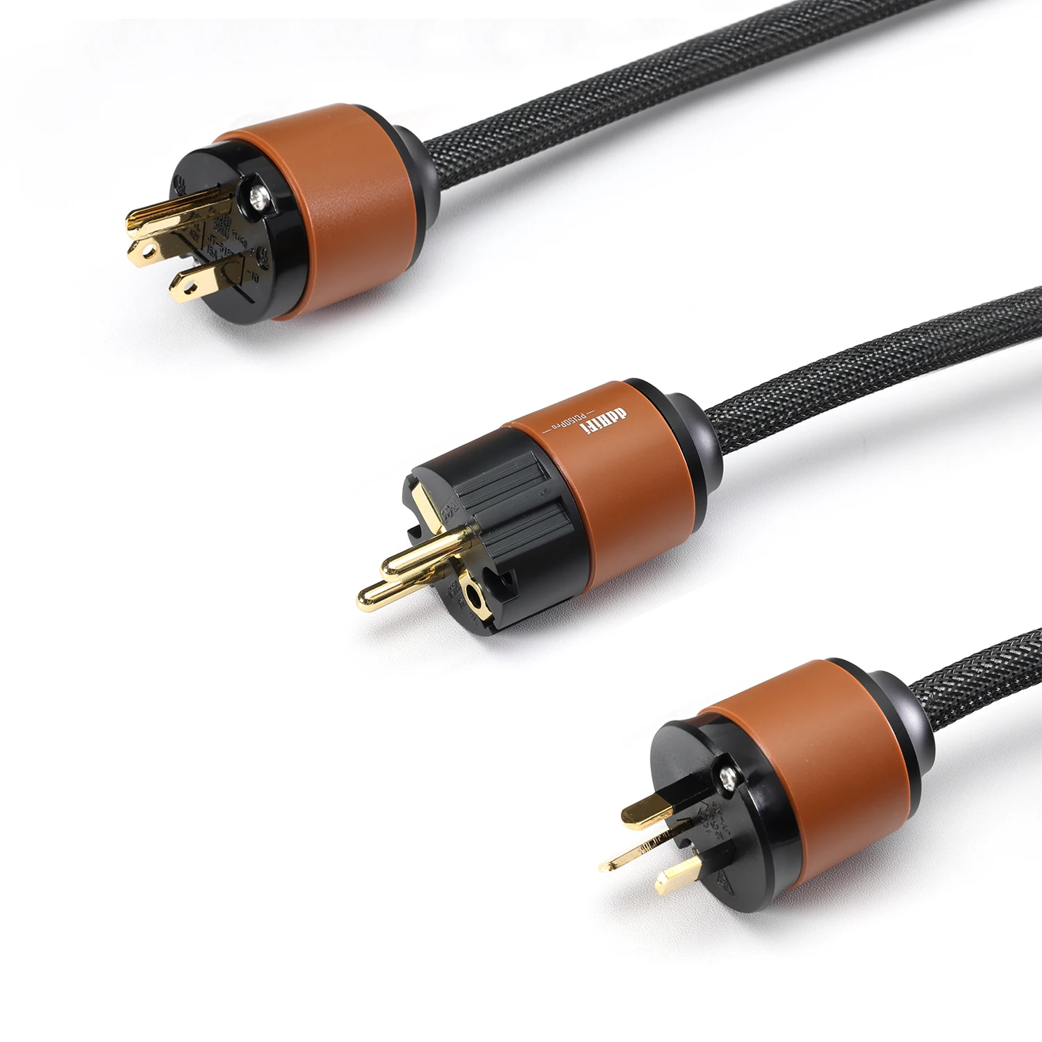 Kit fai da te cavo di alimentazione audiofili DD ddHiFi PC150Pro (colorazione profonda, sintonizzazione del suono intenso, opzioni standard GB/US/EU)