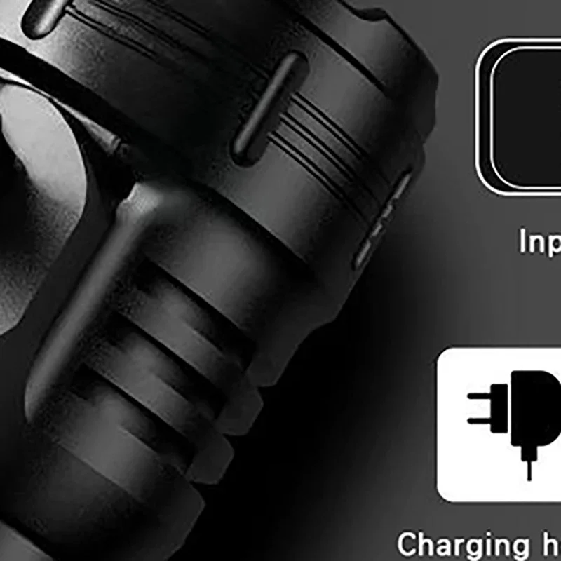 1Pcs 8 LED Super Bright Flashlight Rechargeable For Long Range Portable Flashlight Strong Light USB Charging For Outdoor