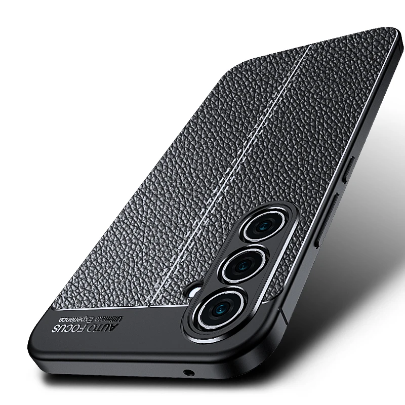 For Samsung M14 Case Cover Samsung Galaxy M14 5G Capas Bumper Back Shockproof TPU Soft Leather For Fundas Samsung M 14 M14 5G
