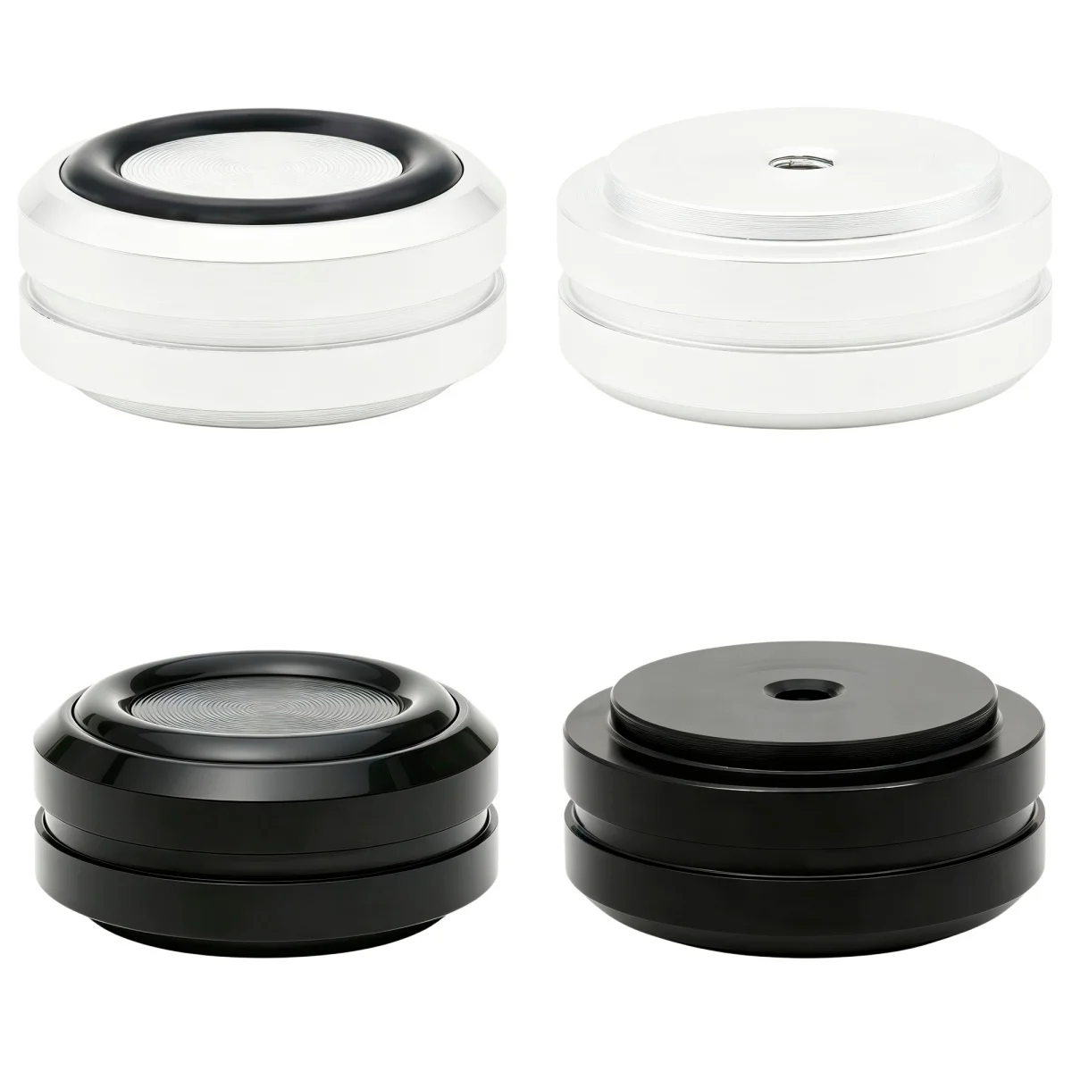 30x14mm Machined Solid Full Aluminum Isolation Feet Base Stand Cone Damper For HIFI Audio AMP Turntable Speaker DAC Computer
