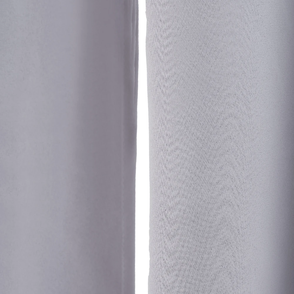 【Lifeideas】Solid Colour Grommet Top Polyester 100% Blackout Curtains Pair Home Decoration Windows Doors
