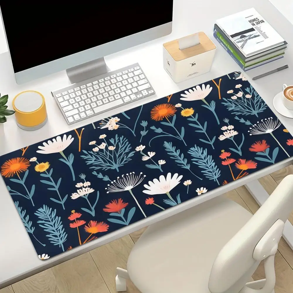 Vintage Mixed Floral Art Mouse Pads Game Card Pad For Laptop Games To Match Your Beautiful Home Table Mat Gaming Arrangement