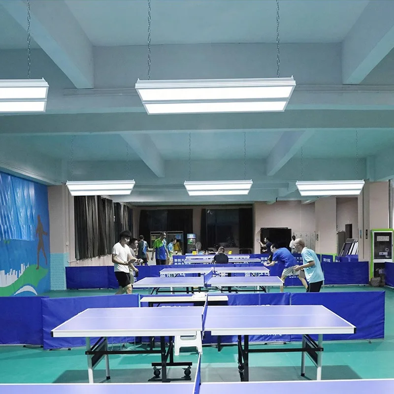 

120w 120cm Led Basketball Badminton Hall Pendant Light Gymnasium Lighting Court Table Tennis Hall Chandelier