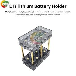 21700 18650 Unlimit Stitching High Capacity High Current Pure Copper Post DIY Lithium Battery Holder Energy Storage Bracket