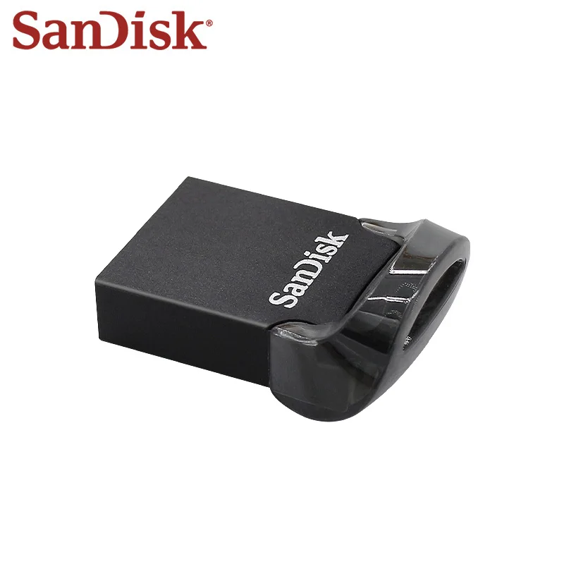 محرك أقراص سانديسك الصغير باللون الأسود CZ430 USB 3.2 محرك فلاش 16 جيجابايت 32 جيجابايت 64 جيجابايت 128 جيجابايت 256 جيجابايت ماكس 400 ميجا بايت/ثانية عصا ذاكرة عالية السرعة للعمل