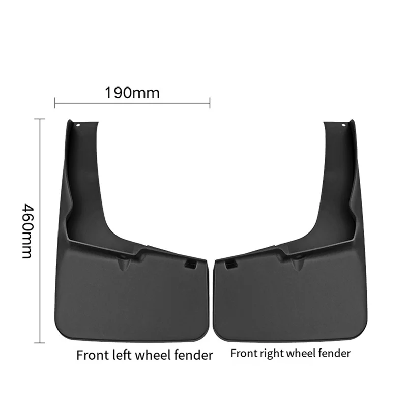 AEA6-For Ford Ranger 2019-2023 Car Mud Flaps Splash Guard Mudguard Mudflaps Fender External Cover view 6