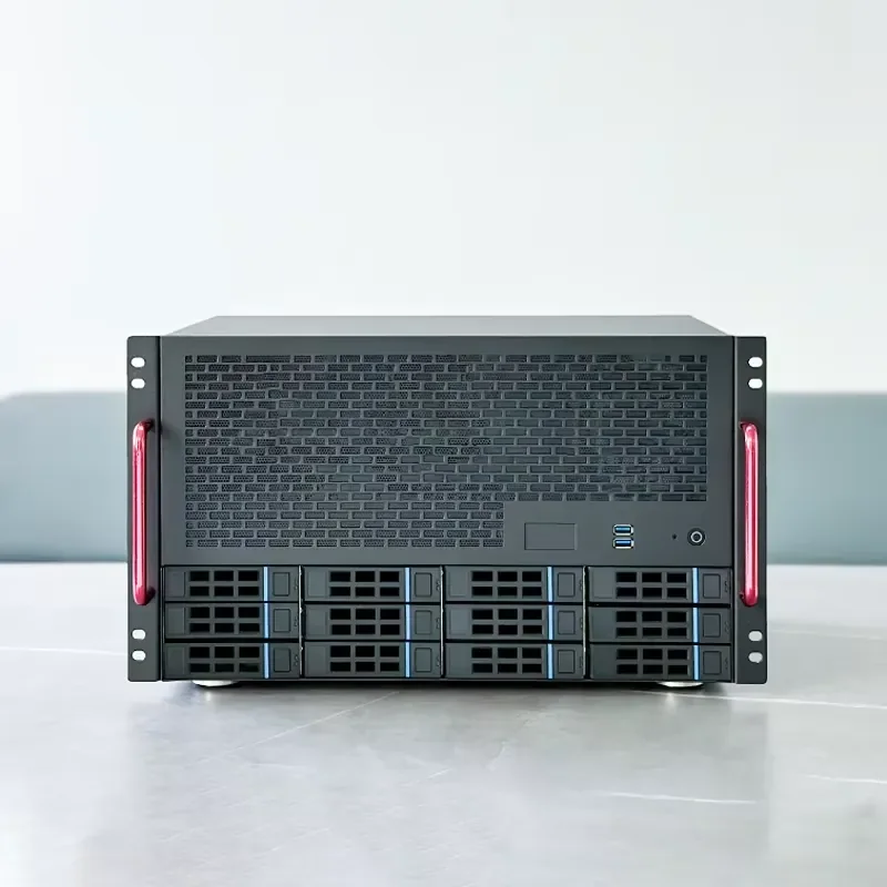 High-performance gaming PC chassis on-demand rack servers with 12G backplane ATX for businesses and organizations