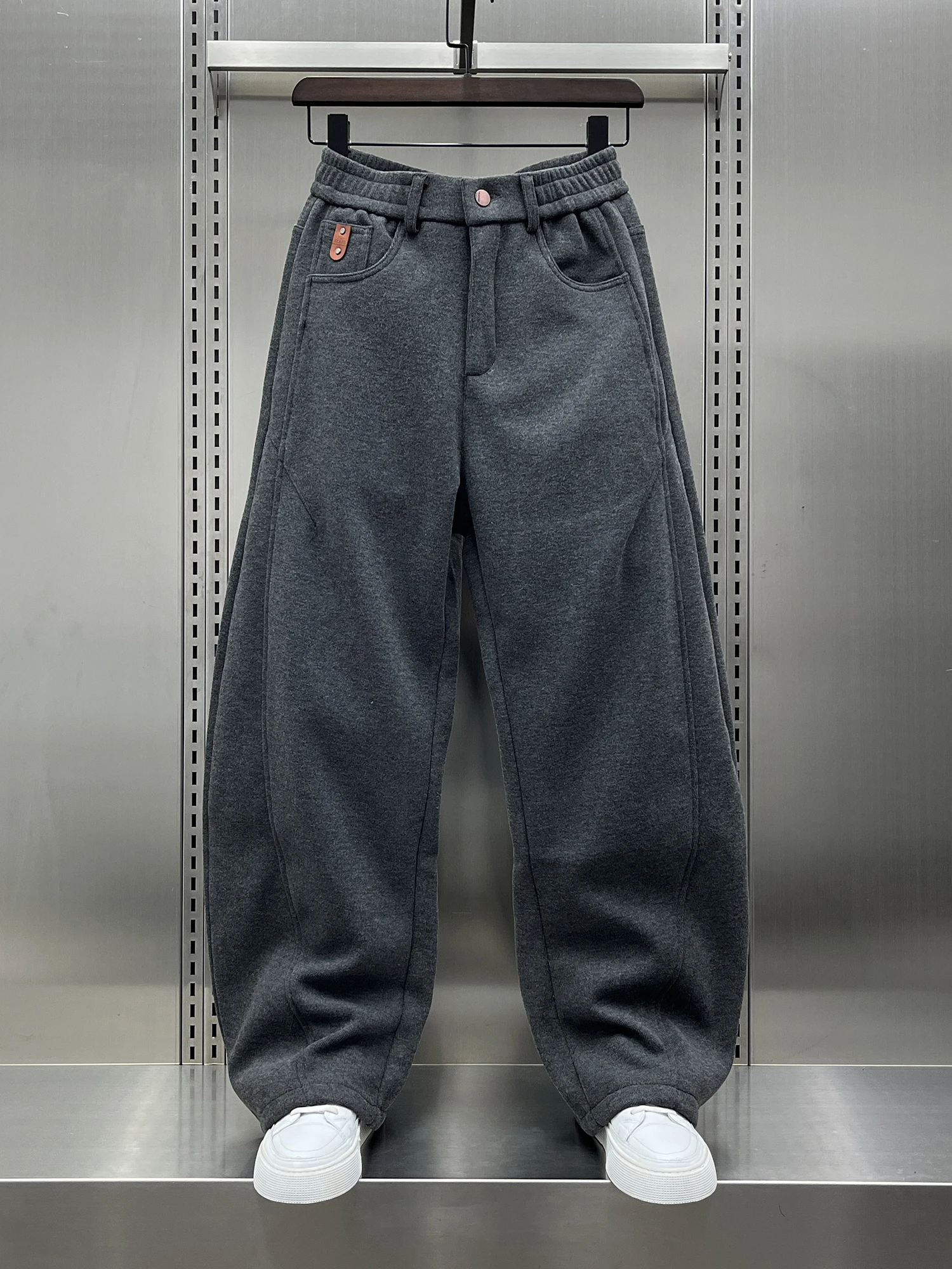 

Мужские брюки-чинос прямого кроя с подкладкой, осенне-зимние, новые, трендовые, в американском стиле, длинные брюки Haome